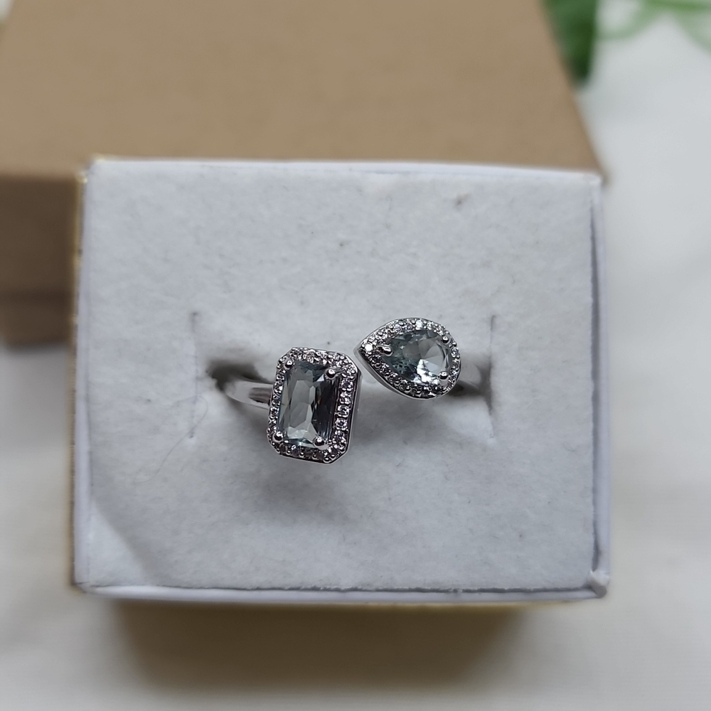 NWT SMOKEY QUARTZ RING - Picture 2 of 9